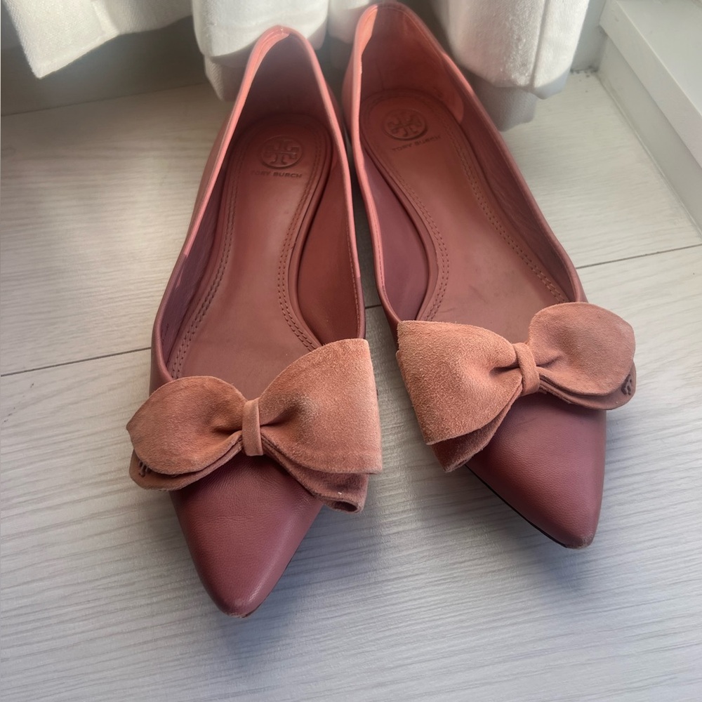 Tory Burch Pink Rosalind Ballet Flats - Picture 10 of 14